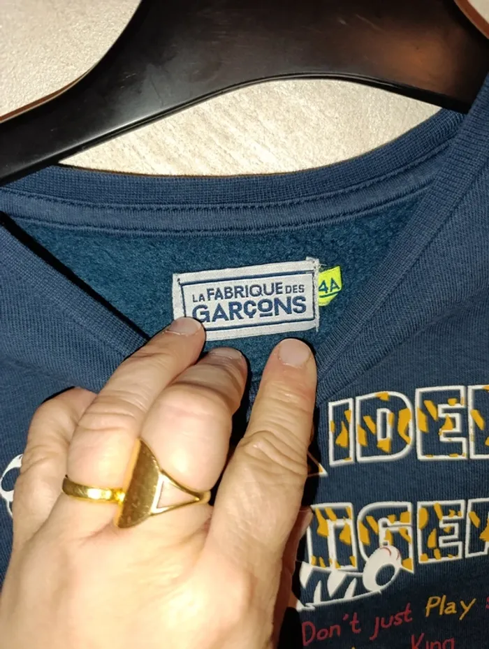 Sweat la fabrique des garçons neuf jamais porté taille 4 ans - photo numéro 6