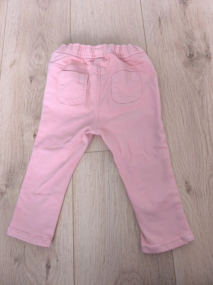 Pantalon fille souple rose Obaïbi - 23 mois 86cm - photo numéro 2