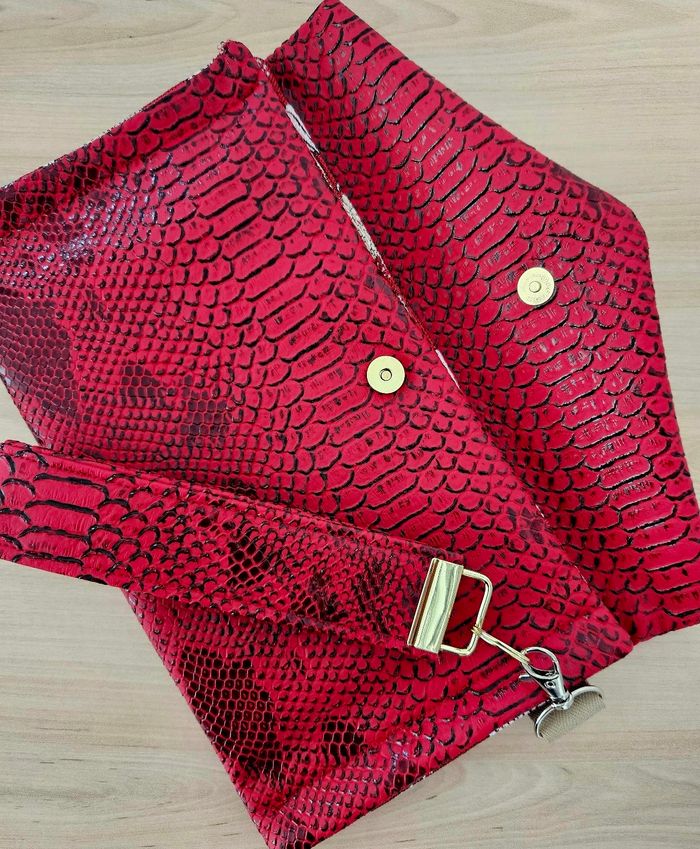 Pochette Jacquard Rouge - photo numéro 3