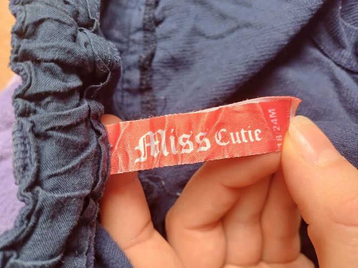 Short velours bleu marine - photo numéro 3