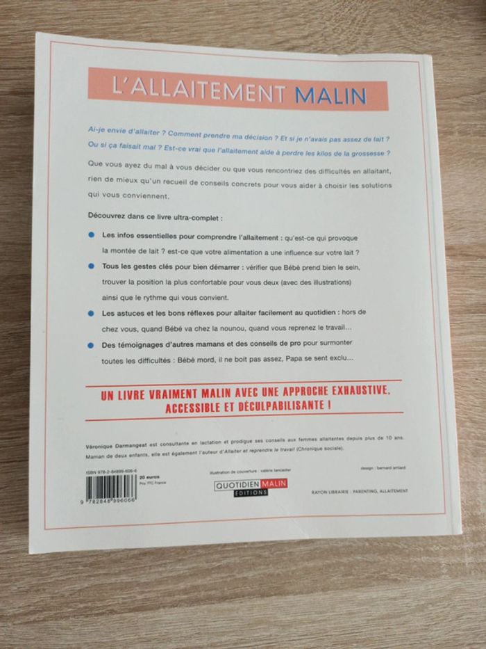 Livre L'allaitement malin - photo numéro 3