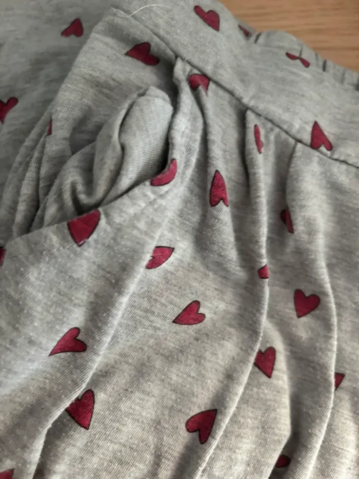 Pyjama haut licorne et pantalon avec cœur - photo numéro 3