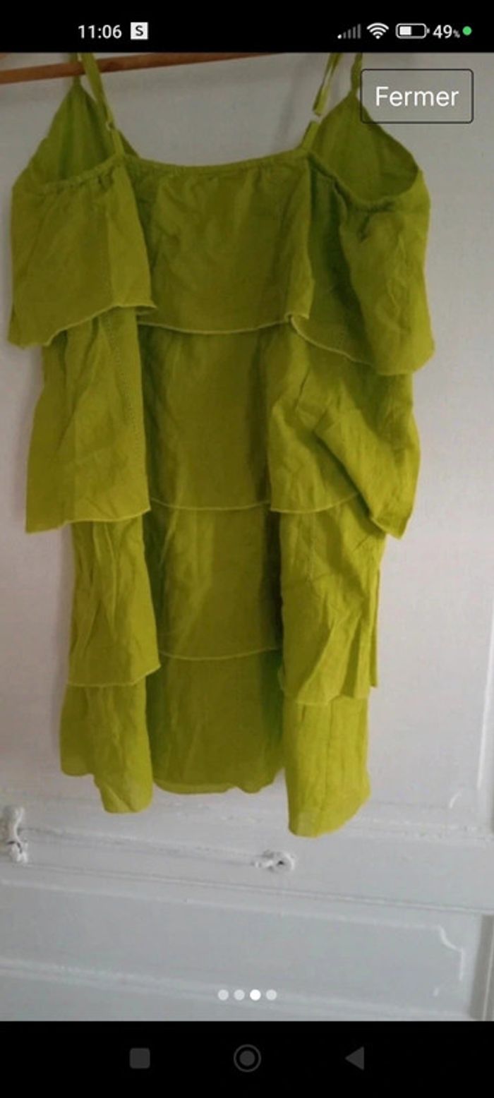 Très beau haut vert pistache - photo numéro 3