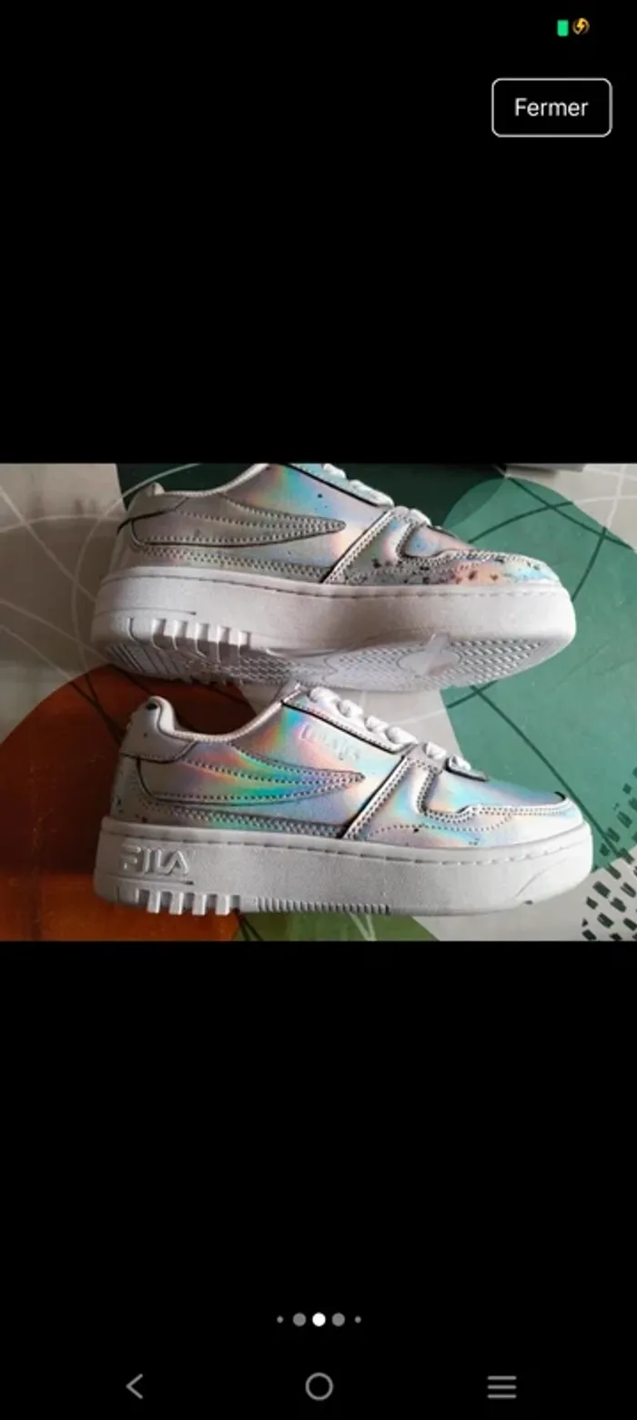 Superbes sneakers baskets femme marque Fila pointure 36 - photo numéro 4