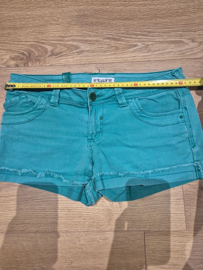 Short en jeans vert 42 - photo numéro 6