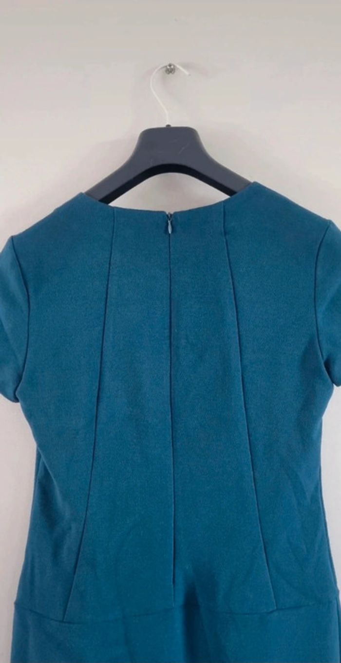 Robe chic bleu canard taille 36 - photo numéro 3