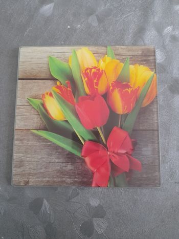 Dessous de plat en verre