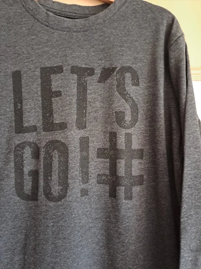 T-shirt garçon gris ML 10 ans tbe In extenso - photo numéro 2