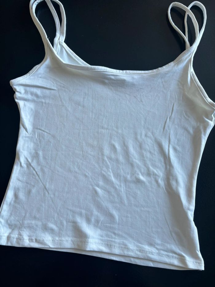 Mini débardeur blanc T34/36 - photo numéro 2