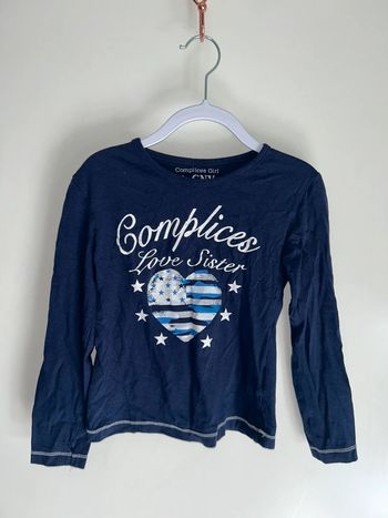 T-shirt à manches longues bleu marine - 8 ans - Complices