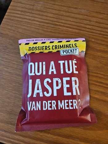 Dossier criminel pocket : qui a tué jasper van der meer