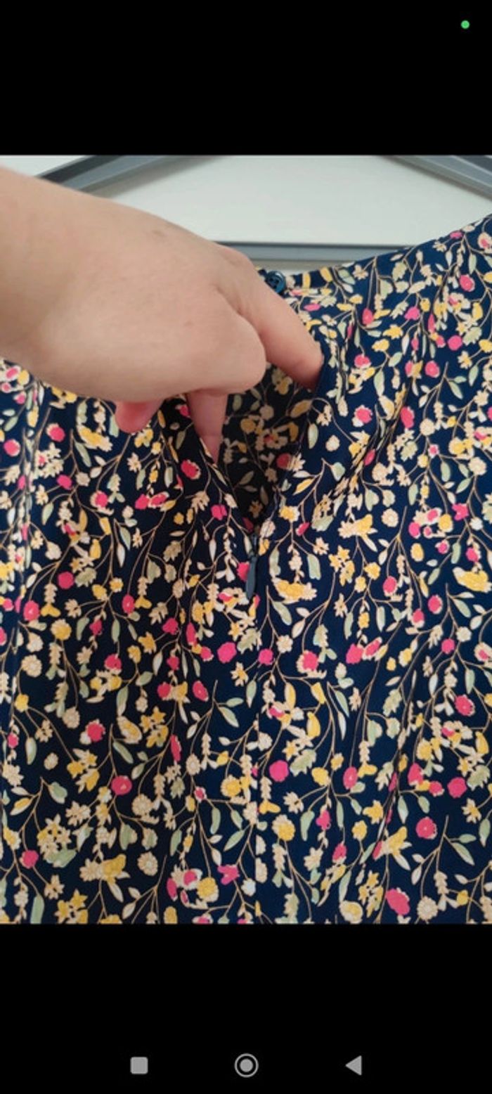 Combishort multicolore fluide manches courtes taille 46/48 - photo numéro 6