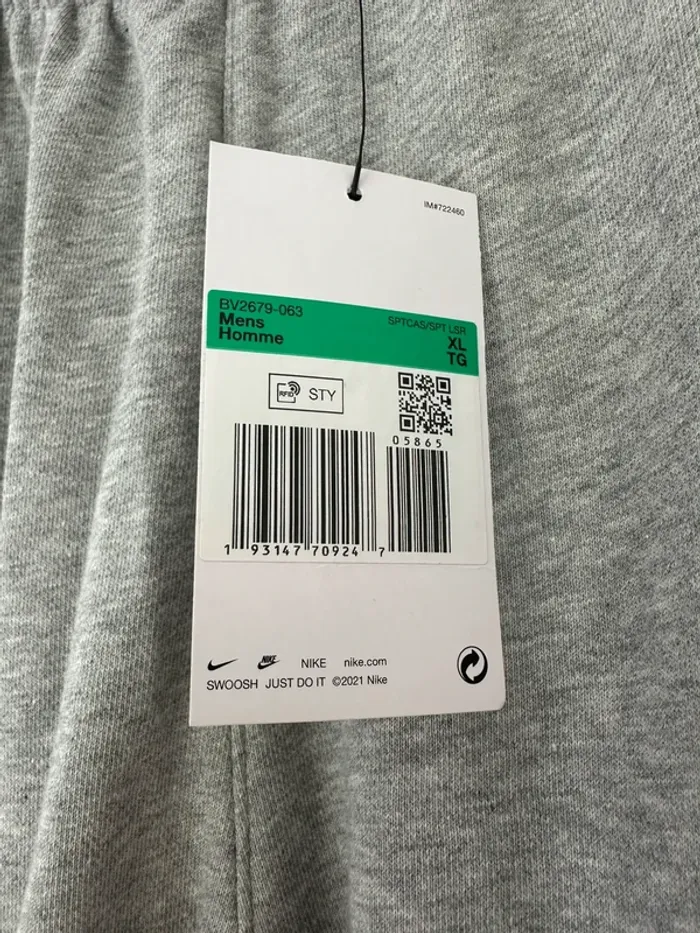 Nike jogging gris homme taille XL neuf - photo numéro 3