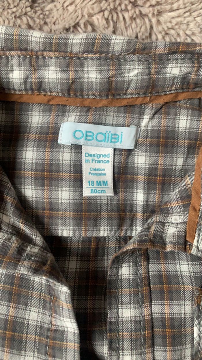 Chemise garçon Obaibi - photo numéro 3