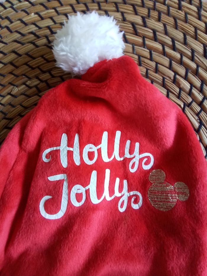 Bonnet et tour de cou thème Noël Disney Baby 18 mois - photo numéro 3