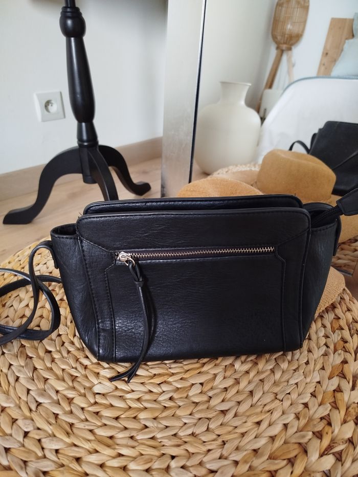 Sac à main tendance fashion bandoulière noir - photo numéro 4