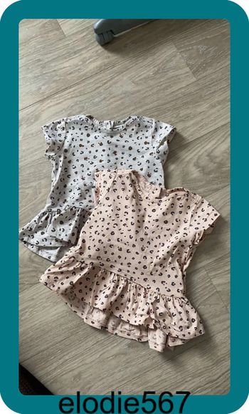 Lot de 2 tshirts manches courtes