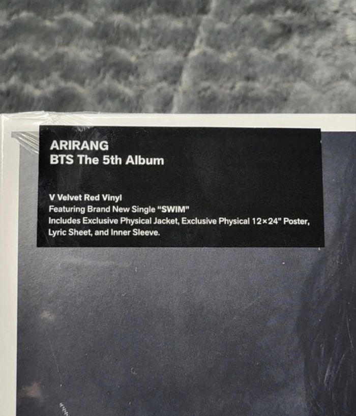 💿BTS The 5th Album 'arirang' (V Vinyl Version) Limited Edition💿 - photo numéro 2