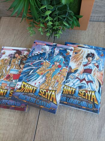 Lot 3 Mangas Saint Seiya The Lost Canvas Hadès n° 1 / 2 / 3 Kurosawa