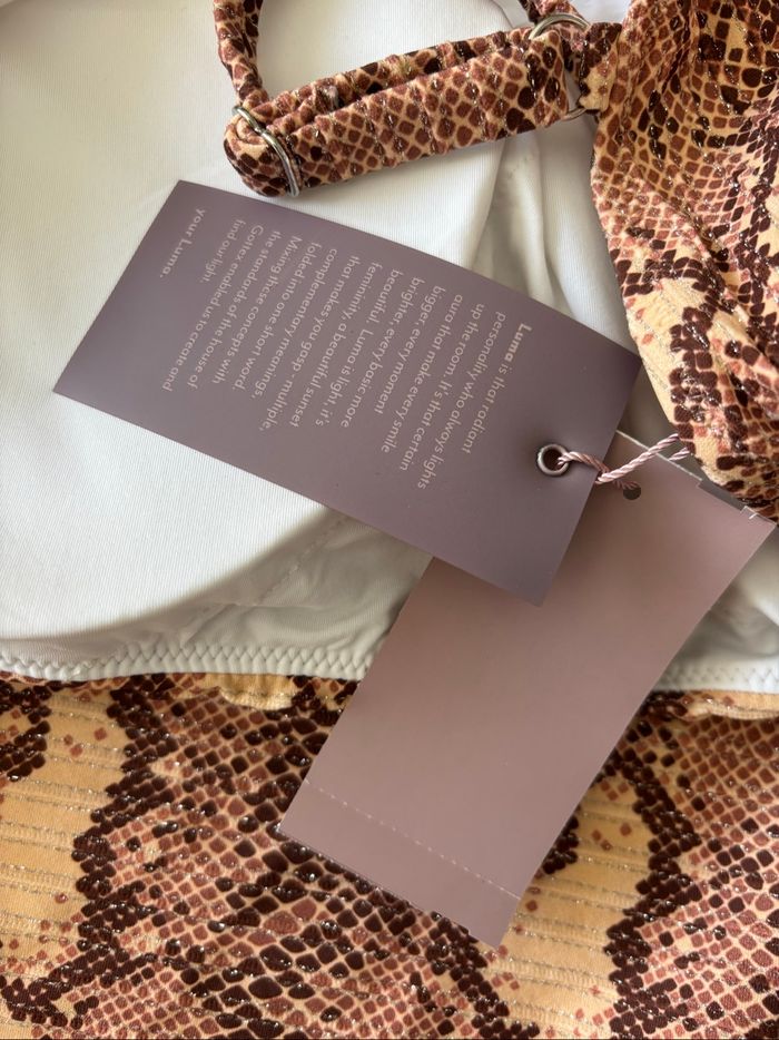 Maillot de bain Livia 1 pièce python - photo numéro 5