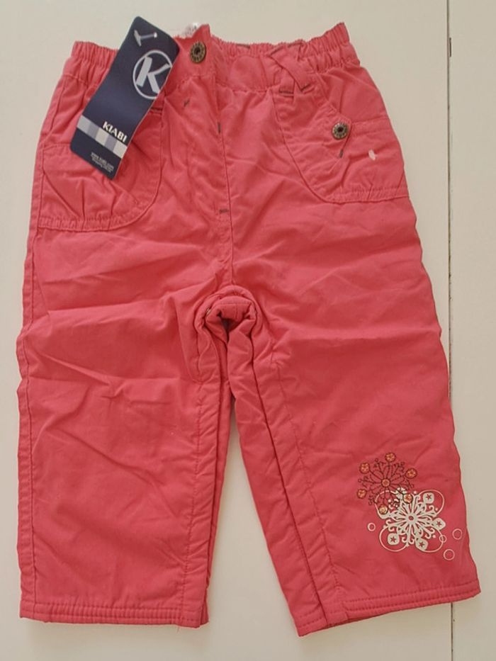 Pantalon doublé fille 18 mois Kiabi neuf