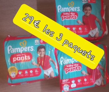 Pampers taille 8