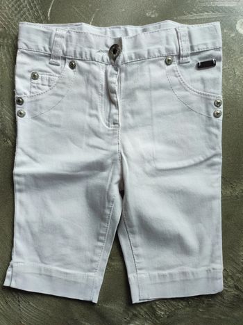 Pantacourt blanc 2 ans boboli