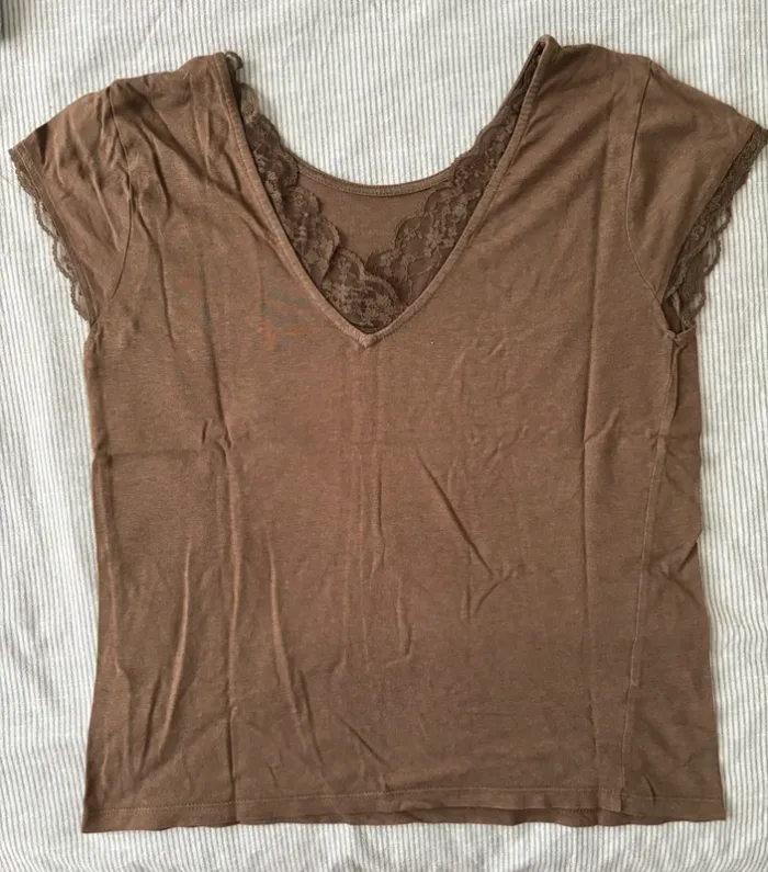 T-shirt kaki - photo numéro 2