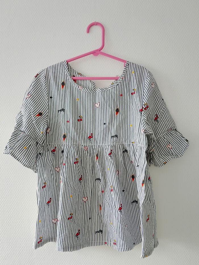 Blouse rayée gémo 10 ans - photo numéro 2