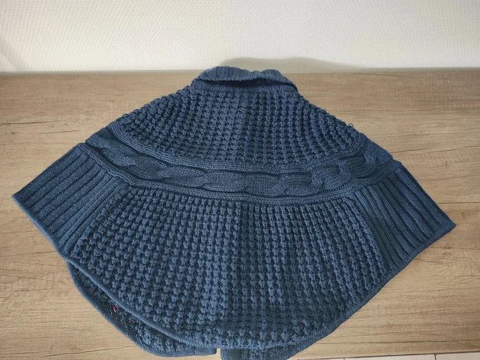 Gros poncho Creeks 3 ans bleu marine - photo numéro 2