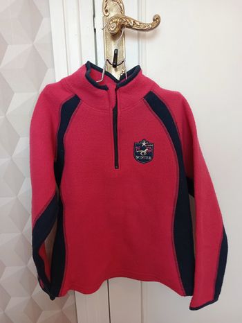 Pull polaire pour équitation 