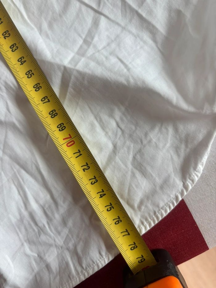 Chemise Ralph Lauren Vintage Blanc Logo Bleu Taille S/M - photo numéro 14