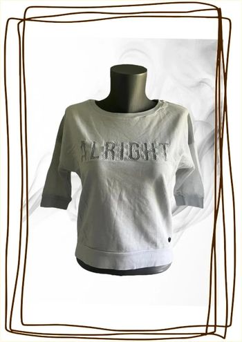 T-shirt blanc - Tom Tailor Denim - Taille S
