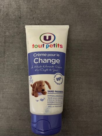 Crème pour le change