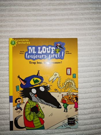 Livre mr loup trop bon le dinosaure