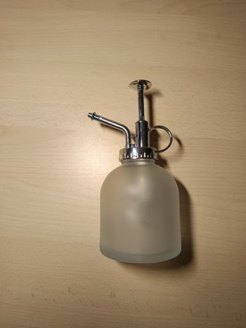 Mini arrosoir à piston (bocal en verre)