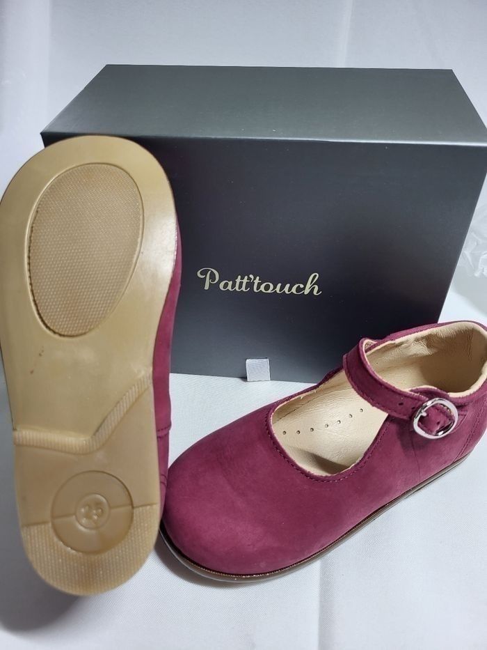 Chaussures charles IX fille en cuir bordeaux Point 25 Made in France 🇨🇵 - photo numéro 4