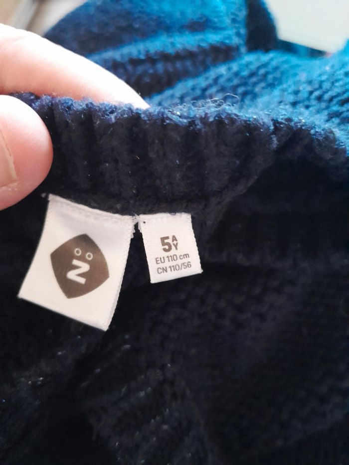 Gilet bleu marine fille 5a - photo numéro 2