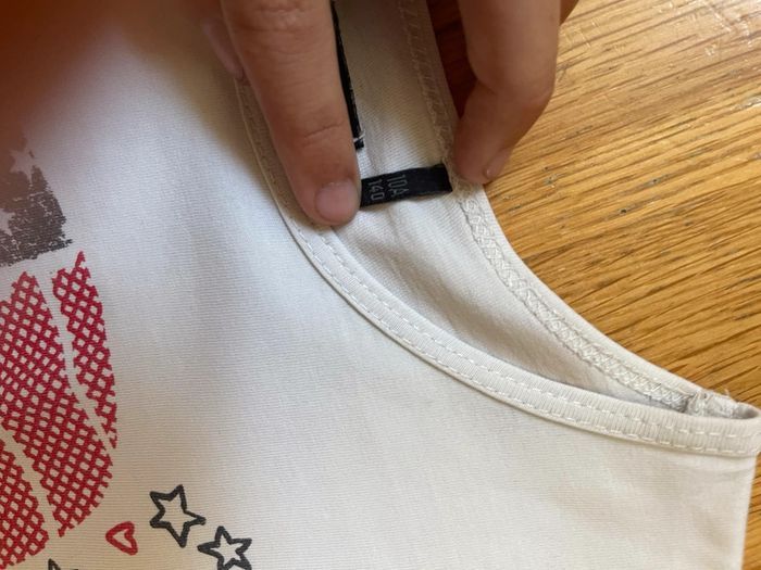 Tee shirt manches courtes Ikks blanc tête 10 ans de mort - photo numéro 2