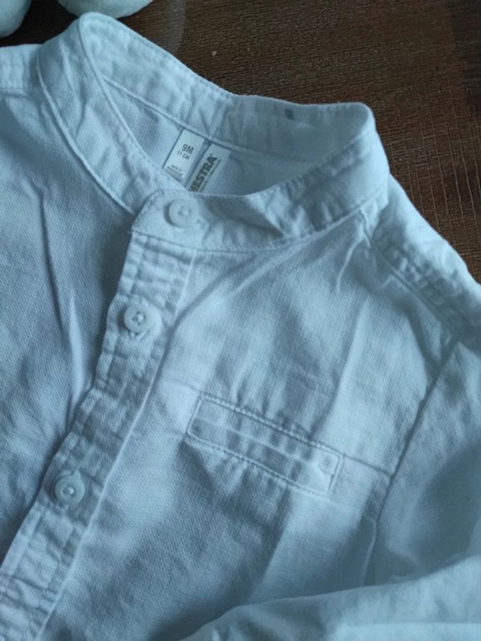 Chemise blanche col mao - photo numéro 3