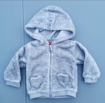 Pull gilet zippé à capuche pilou pilou 18 mois garçon