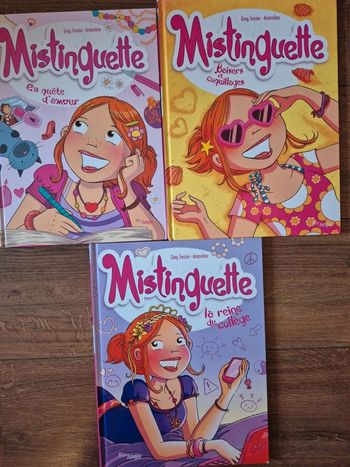 Lot  de  3 bandes  dessinées Mistinguette