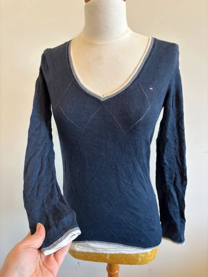 Pull fin Tommy Hilfiger taille XXS - photo numéro 3