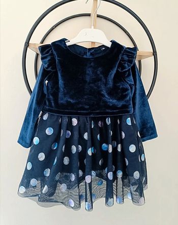 18 mois robe bi matière