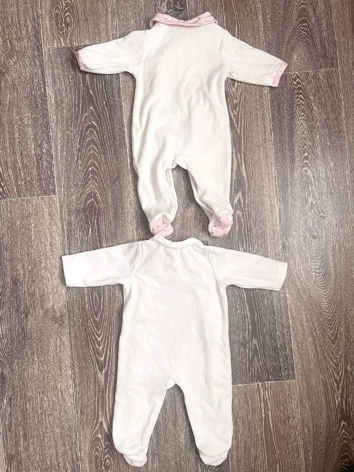 2 grenouillères en velours 3 mois - photo numéro 8