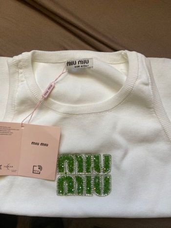 Debardeur pour femme miu miu 