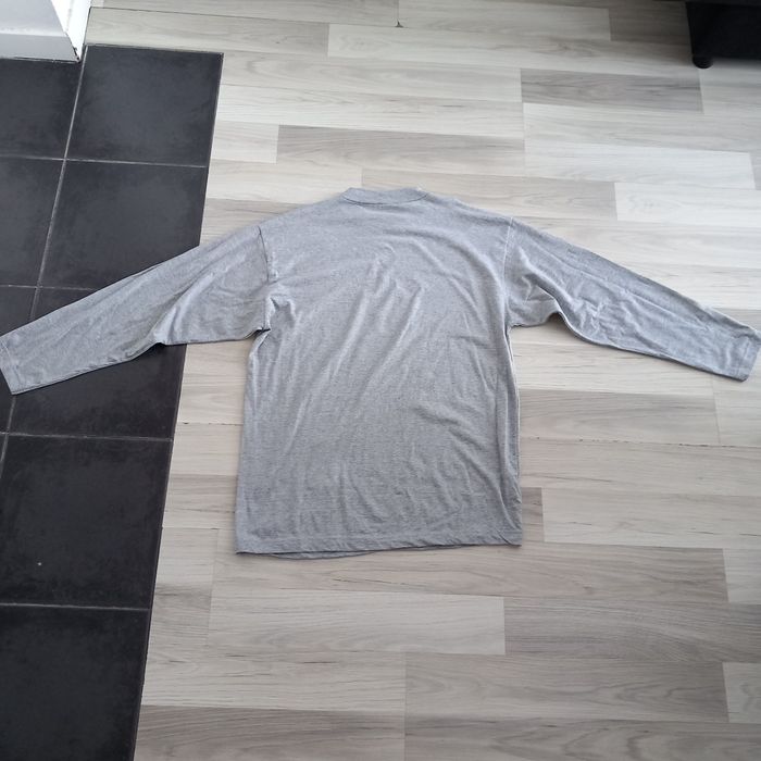 T-shirt homme gris imprimé vintage à manches longues taille L - photo numéro 6