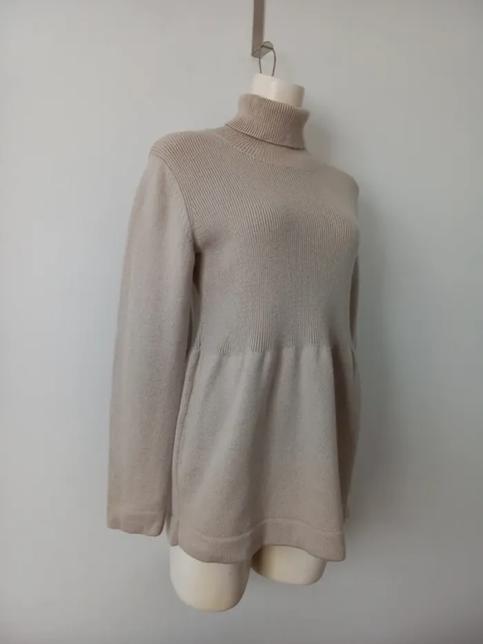 Pull col roulé 100% laine - Bensimon - taille S - photo numéro 2