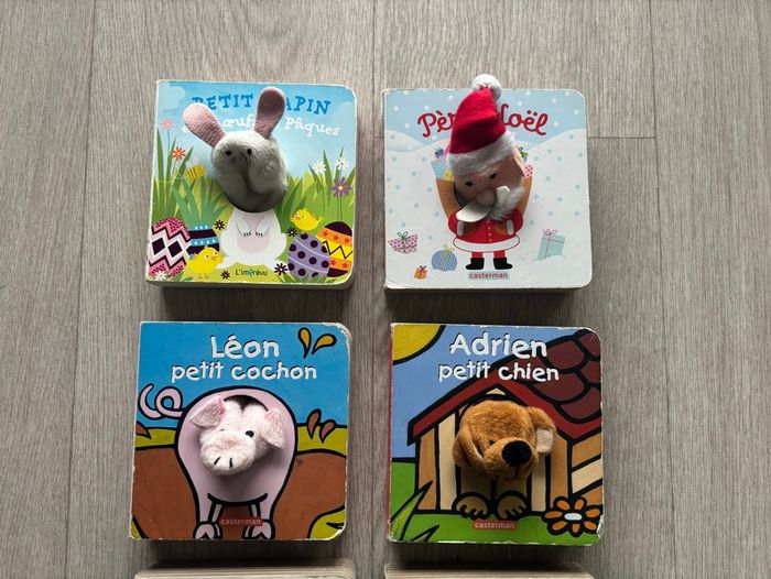 Lot 11 livres marionnettes doigt - photo numéro 2