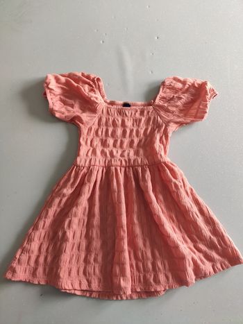 Robe corail Kiabi 4 ans